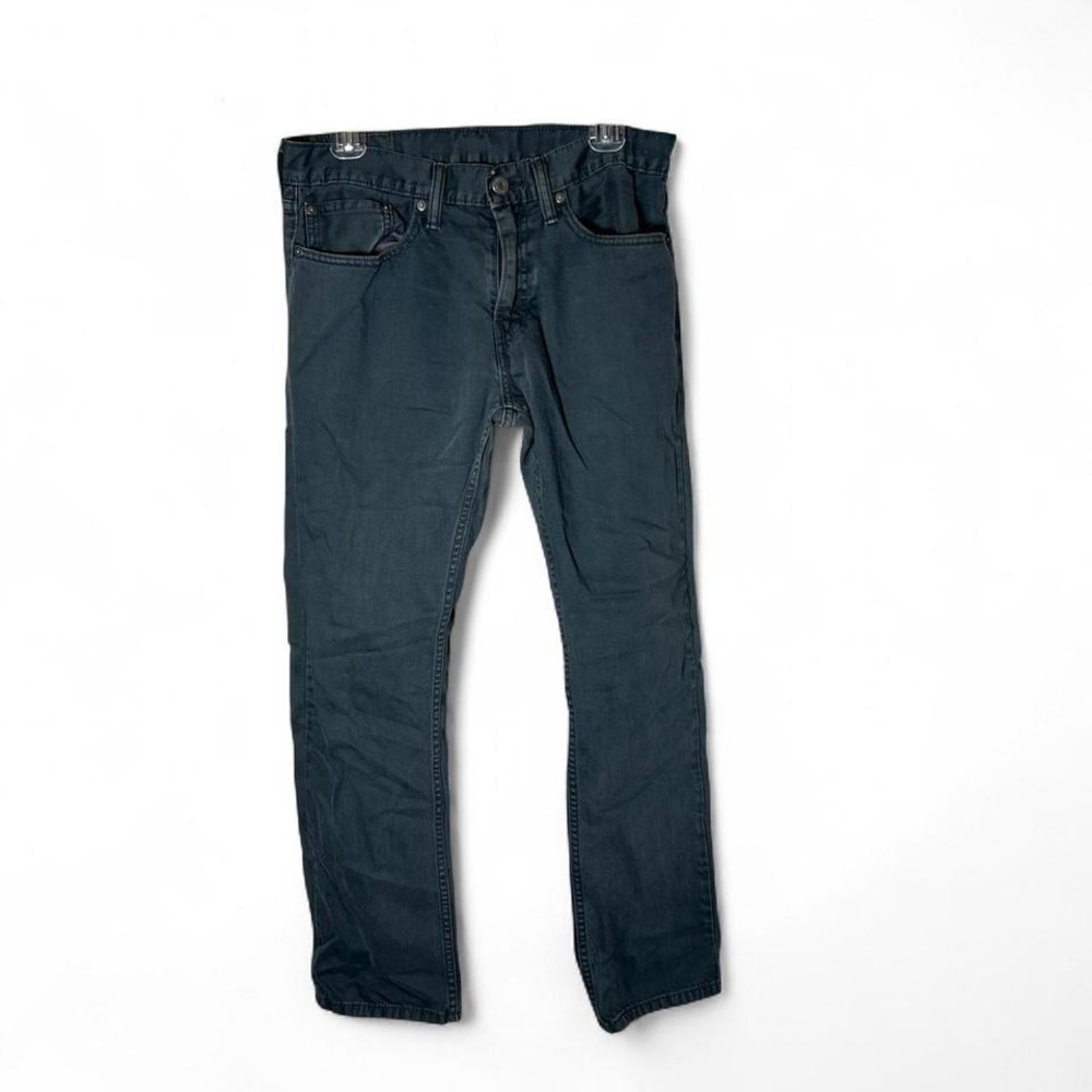 Levi's 514 Jeans Men's 31x30 Forest Green Denim Straight Fit Casual Pants